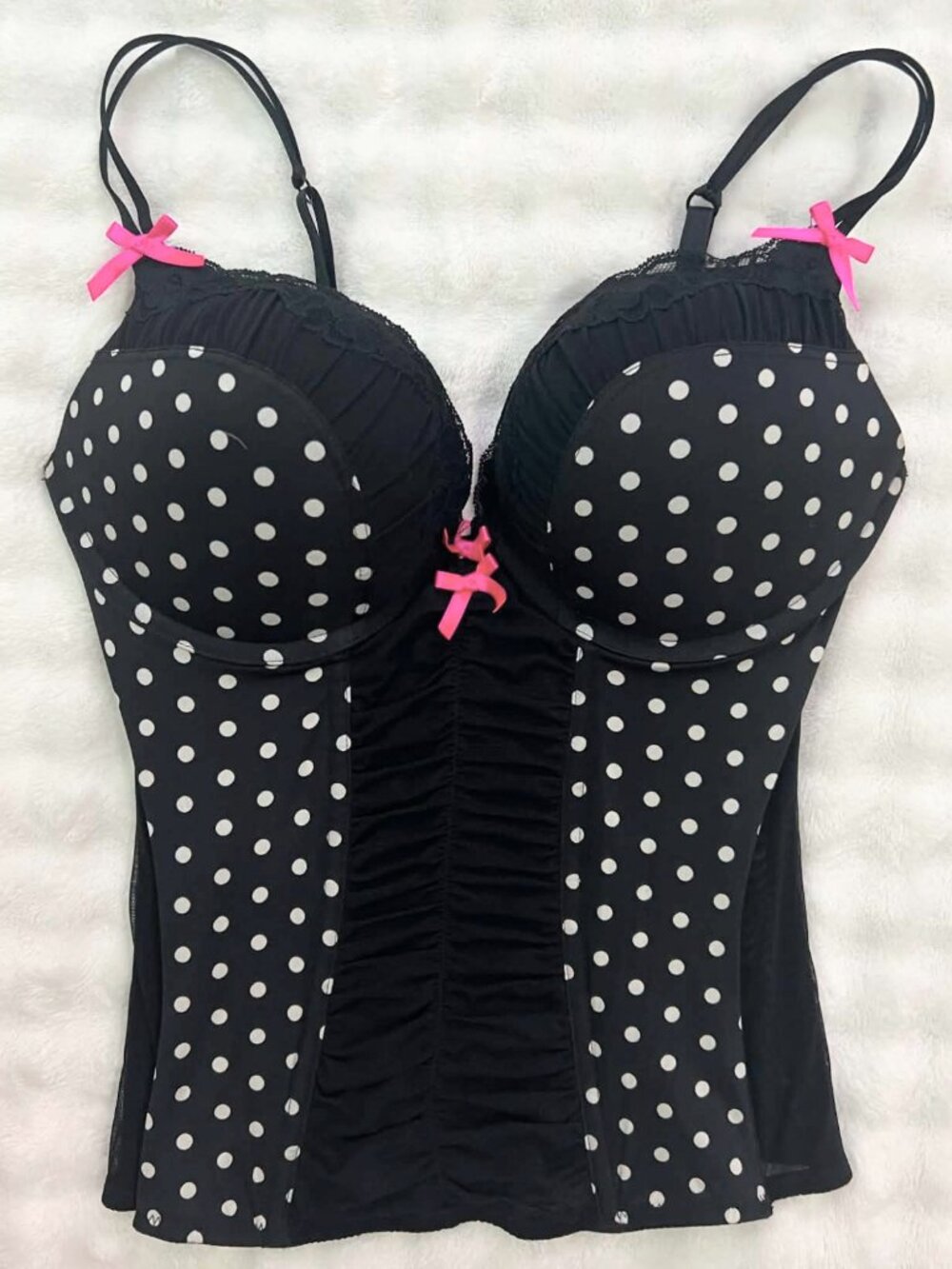 Vintage Y2K La Senza bustier / corset, medium